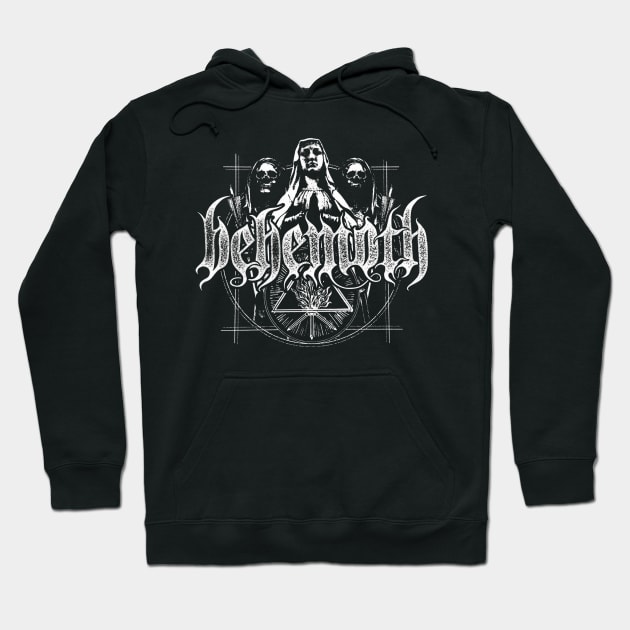 Behemoth! (High Resolution, Monochrome). Hoodie by HortusMornsEst